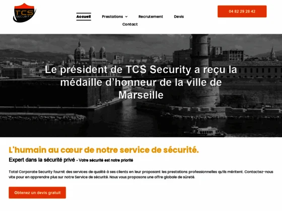 Vidéosurveillance à Marseille - TCS Security