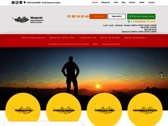 Hypnothérapeute experte en hypnose ericksonienne à Saintry-sur-Seine