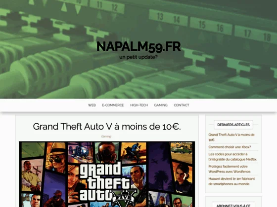 Napalm59.fr vous propose un petit update.