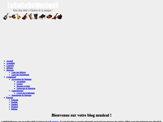 Blog dédié à l’univers de la musique
