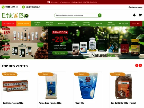 Etik & Bio : magasin et boutique en ligne bio