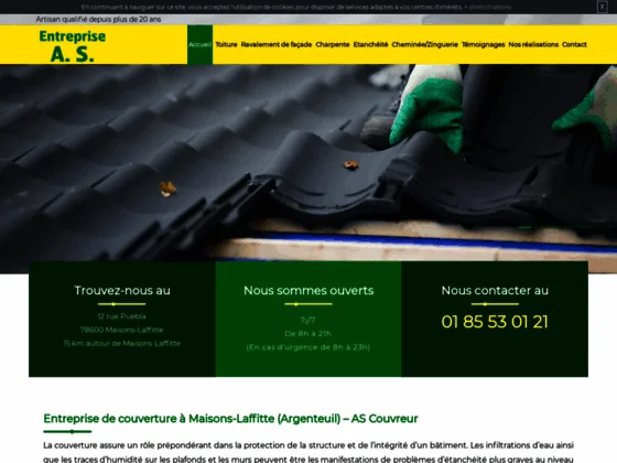 Trouver une entreprise de couverture à Argenteuil 