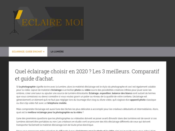 Quels sont les meilleurs systèmes d'éclairage photo et vidéo ?