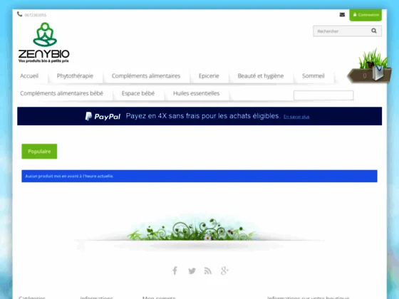 Zenybio - Boutique en ligne de Produits Bio & Naturels