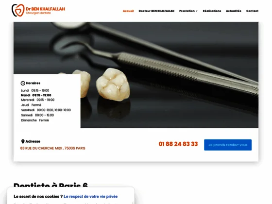 Pose d'implant dentaire à Paris 6