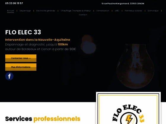 Votre entreprise d’électricité à Bordeaux :  FLOELEC33