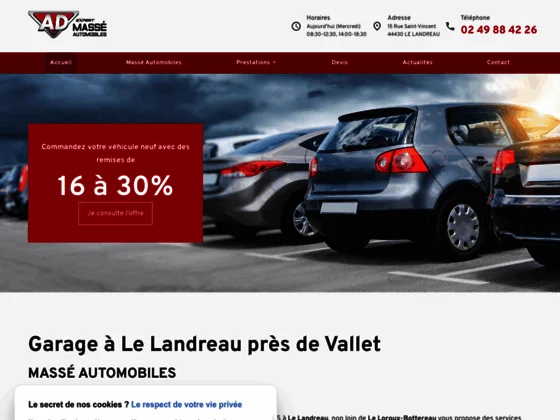 Vente de véhicules neufs et d’occasion près de Vallet