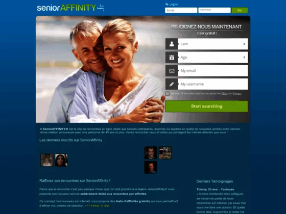 Rencontres amoureuses et sérieuses pour séniors