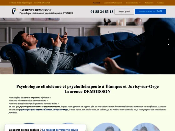 Consultez Laurence DEMOISSON, psychologue pour enfants et adultes à Étampes