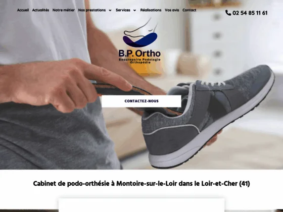 B.P Ortho : cabinet de podologie orthopédie à Montoire-sur-le-Loir | Loir-et-Cher (41)