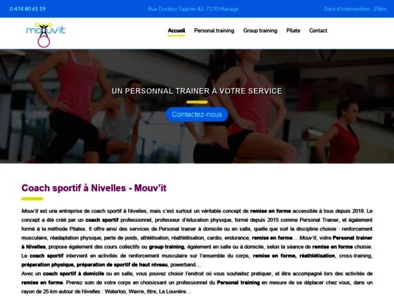 Mouv’it : Votre Personal trainer à Nivelles