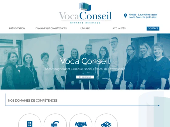 VOCA CONSEIL - avocats spécialisés en droit des sociétés, droit fiscal et social à Caen