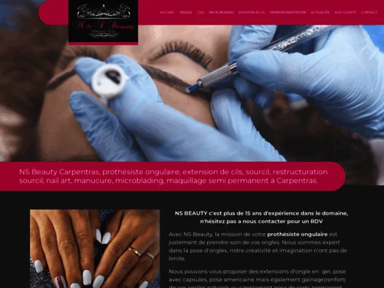 Pose ongle à Monteux