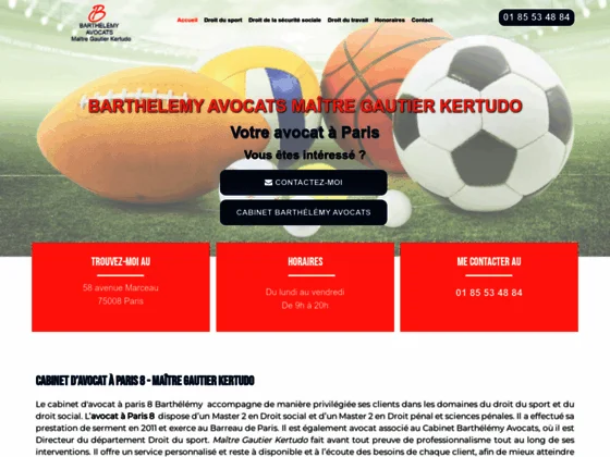 Cabinet d'avocat à Paris 8 - Maître Gautier Kertudo