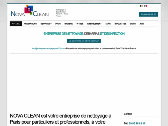 Guide des entreprises de nettoyage à Paris