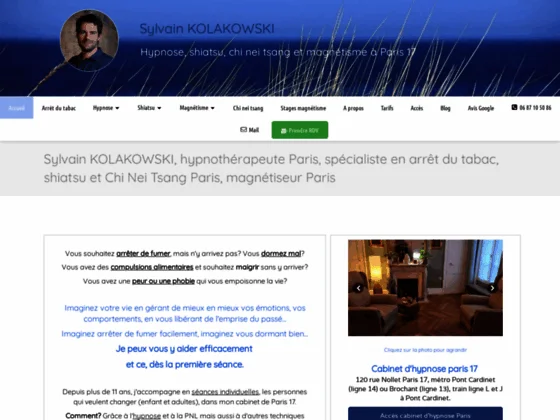 Sylvain Kolakowski, magnétiseur Paris