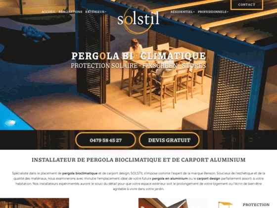 Placement de pergolas à Namur