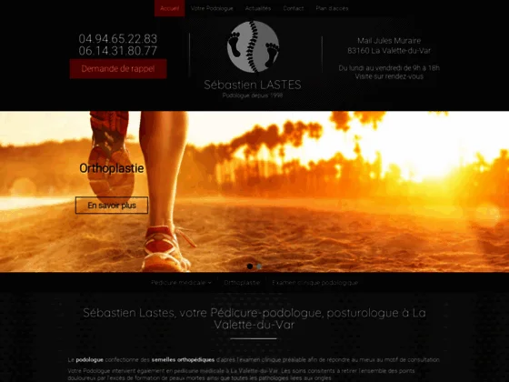 Intervention de Monsieur Lastes, pédicure podologue à La Valette-du-Var