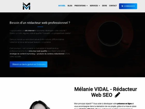 Mélanie Vidal - Rédacteur Web SEO