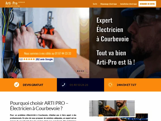 Electricien Courbevoie