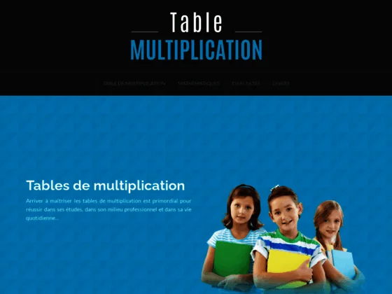  Apprendre les tables de multiplications