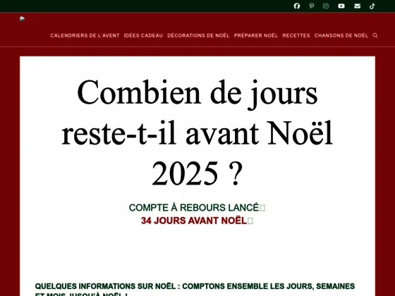 Décompte de Noël