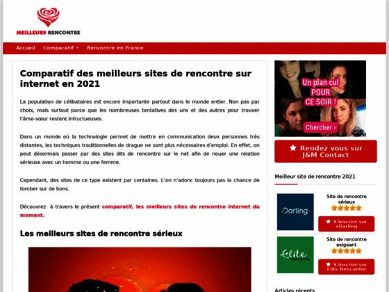 Le guide comparatif des sites de rencontres