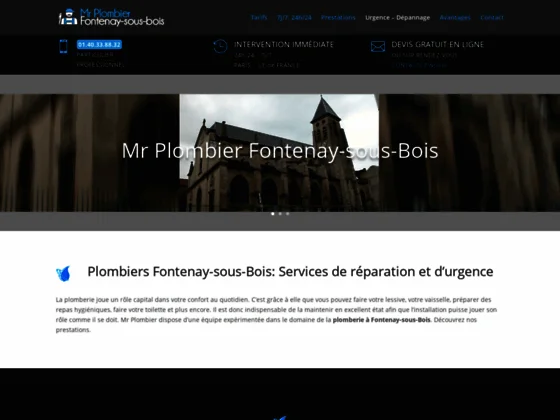 Mr Plombier Fontenay-sous-bois