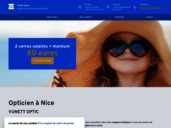 Soyez tendances avec vos lunettes de soleil en vous rendant chez Vunett Optic à Nice
