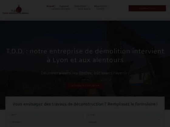 Toutes démolitions déposes