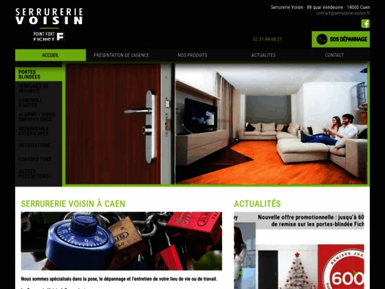 Serrurerie Voisin, entreprise de dépannage en serrurerie à Caen