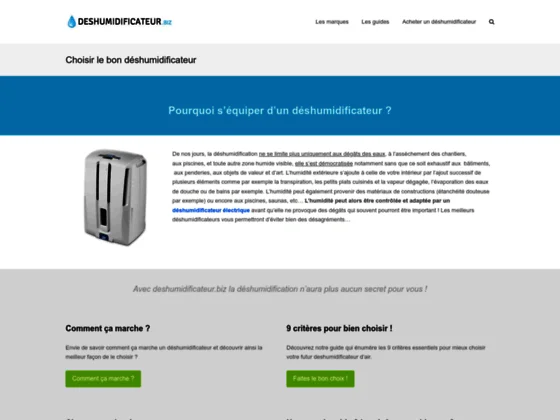 Déshumidificateurs