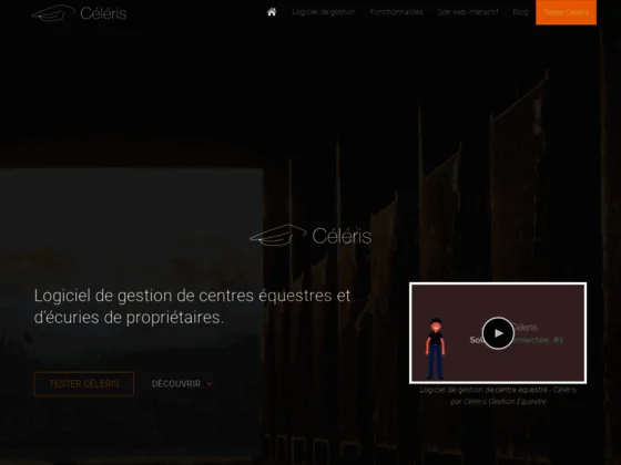 Logiciel de gestion centres équestres Céléris