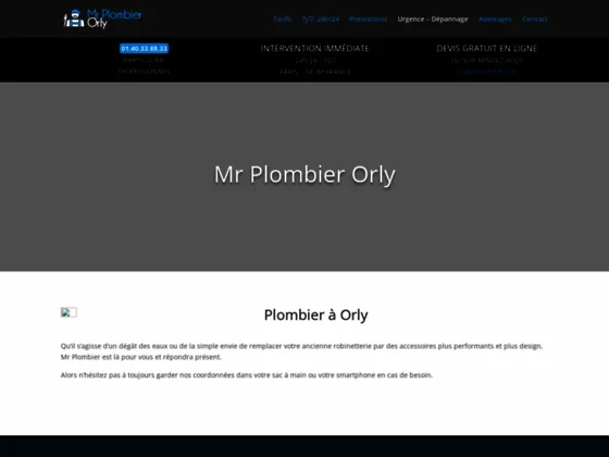Mr plombier Orly