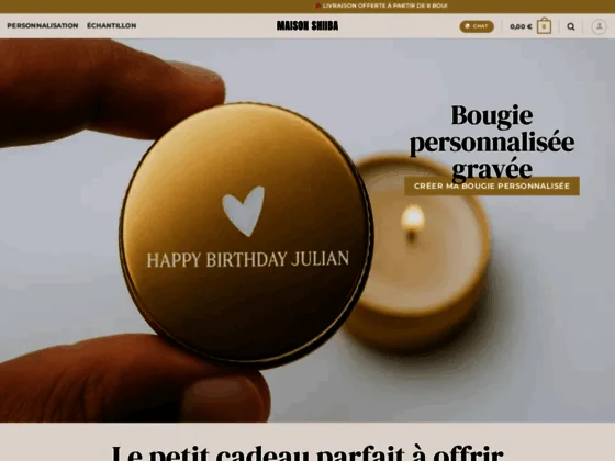 Maison Shiiba Bougies Parfumés, senteurs originales