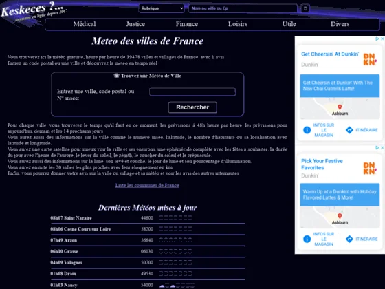 Météo gratuite heure par heure