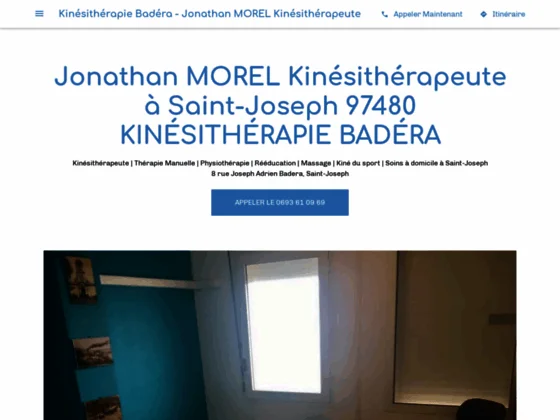Kinésithérapeute à Saint-Joseph (97480) La Réunion - Kinésithérapie Badéra