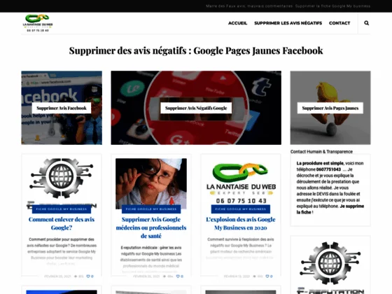 Supprimer avis négatifs Google