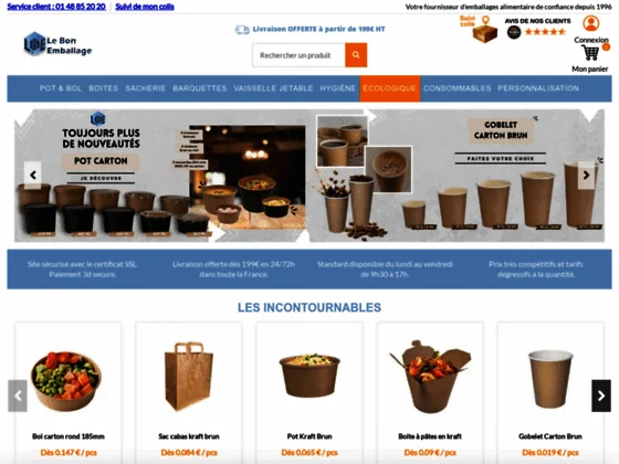 Emballage carton alimentaire