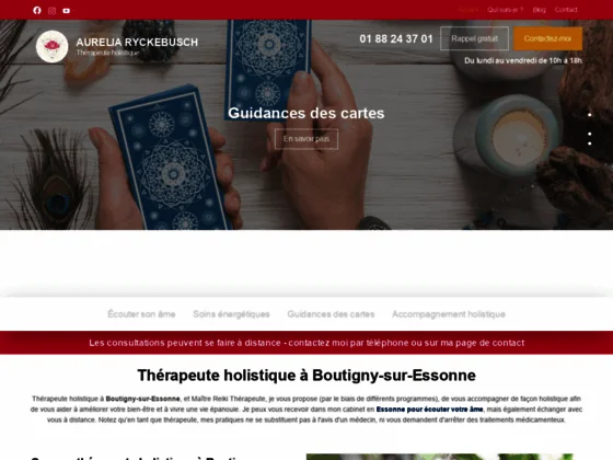 Mme RYCKEBUSCH propose un accompagnement holistique agissant sur tous les plans de l'Etre 