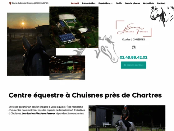 Les activités équestres près de Chartres, que propose les écuries Alexiane Ferreux