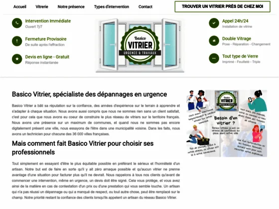 Basico Vitrier Pierrelaye