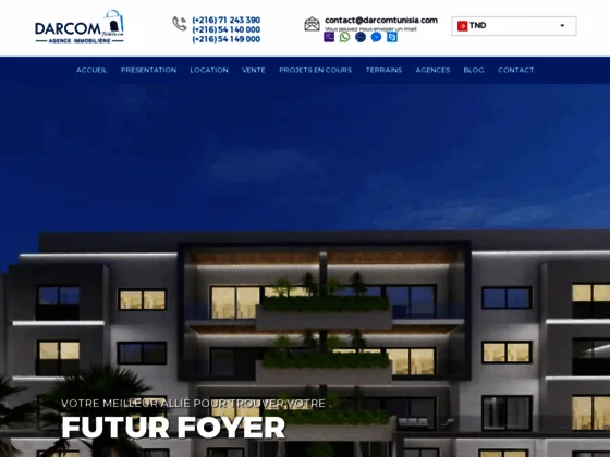  Darcom Tunisia agence Immobilière Tunisie, vente et location 