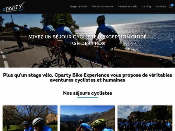 Cparty Bike Experience : stages et séjours cyclistes, un suivi de qualité
