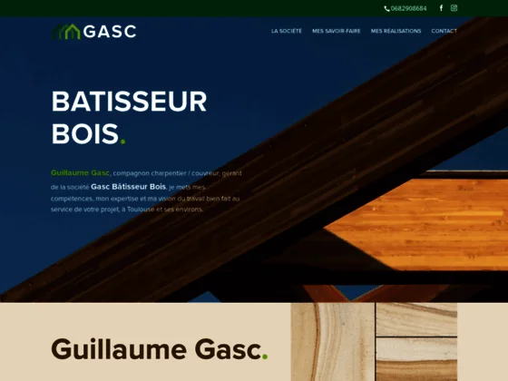 Gasc batisseur bois