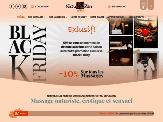 Massage nu et érotique