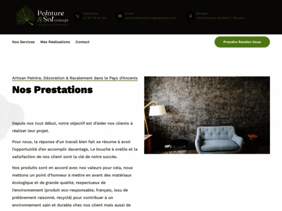 Peinture Et Sol Concept