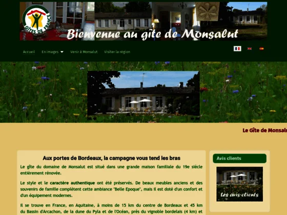 Gîte de Monsalut à Cestas près de Bordeaux (Gironde)