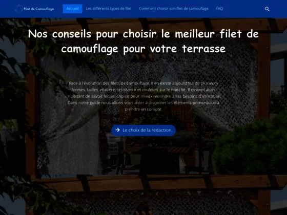 Guide d'achat des meilleurs filets de camouflage pour terrasse