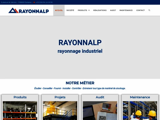 Rayonnalp, rayonnage métallique